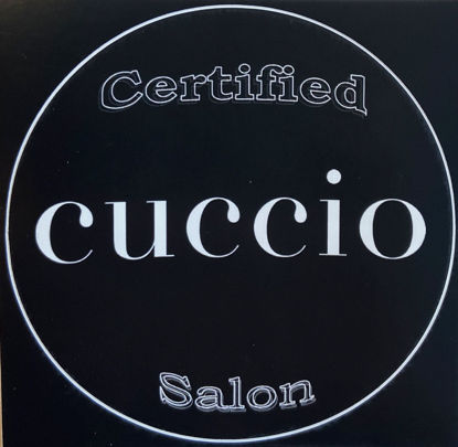 Afbeeldingen van Zwarte (raam)sticker - Certified Cuccio Salon