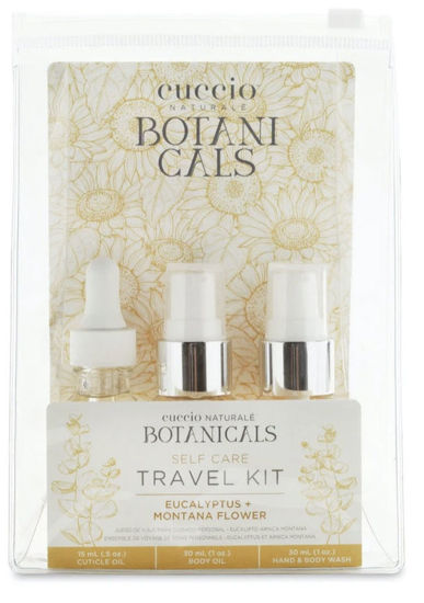 Afbeeldingen van Botanicals Travel Kit - Eucalyptus & Montana Flower